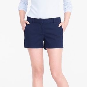 J. Crew Factory Navy 3.5” Chino Shorts